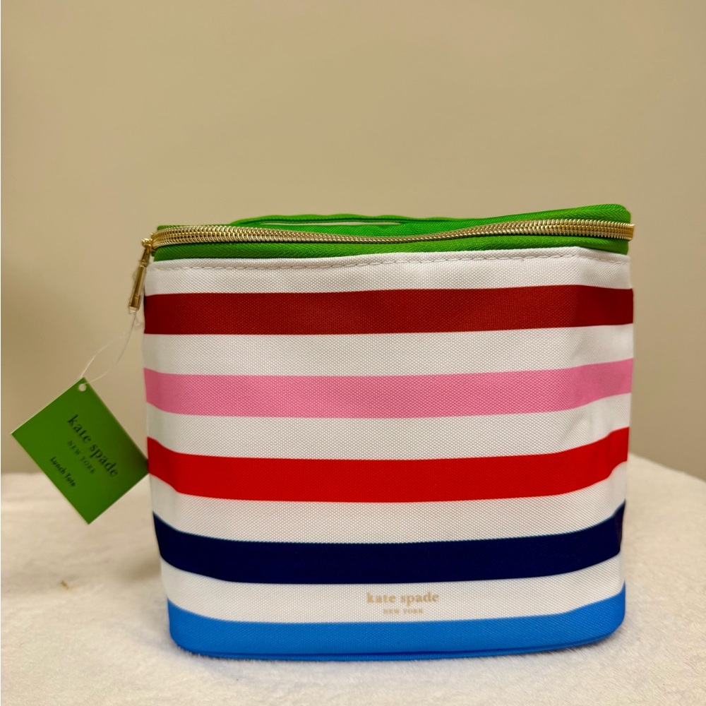 Kate Spade Striped Lunch Tote